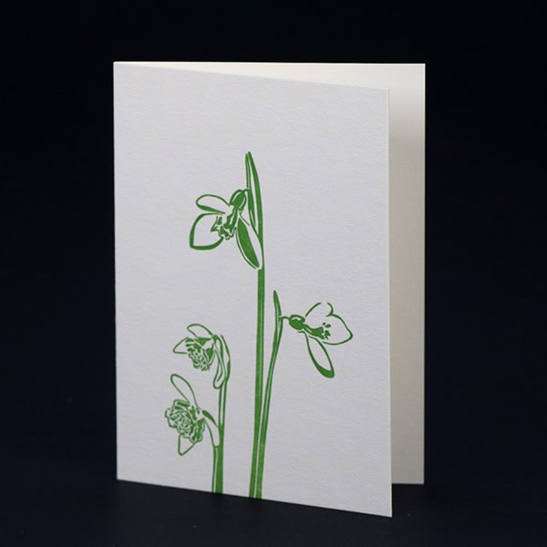 Small letterpress greetings card by Penguin Ink PIN-SCA-032z